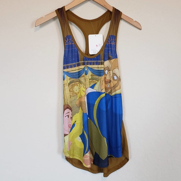 Disney Tops - Disney Beauty and the Beast tank